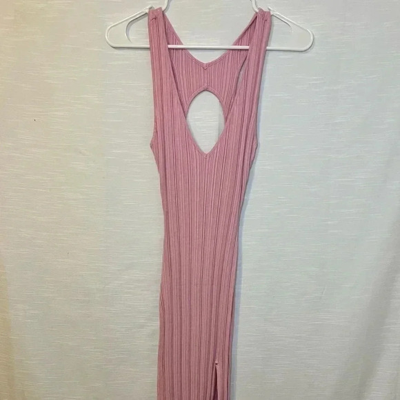 Hera Collection Ribbed Tank Midi Dress Large - Picture 2 of 9